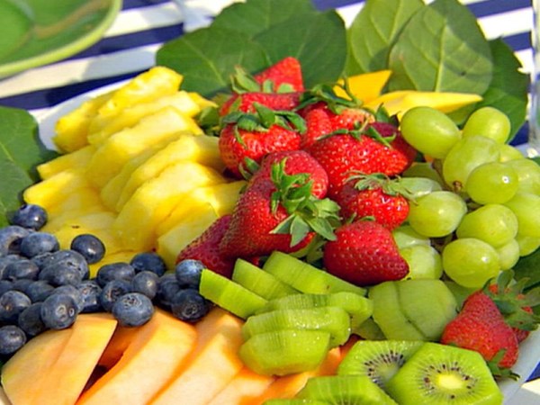 Fresh fruit platter