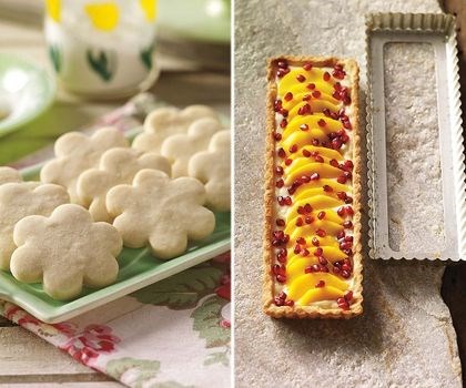 Fresh fruit tart with shortcrust pastry