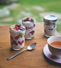 Fresh, fruity summer porridge