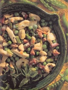 Fresh garden peas, Sicilian-style (Piselli alla Siciliana)