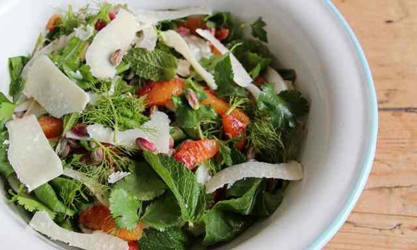 Fresh herb salad