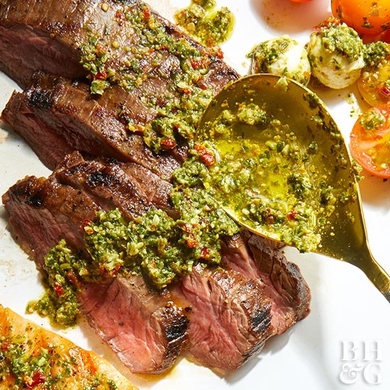 Fresh herb, tomato, and caper sauce