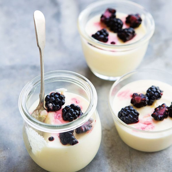 Fresh lemon mousse