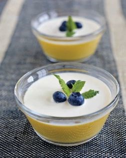 Fresh mango pudding (Mang fuo bu ding)