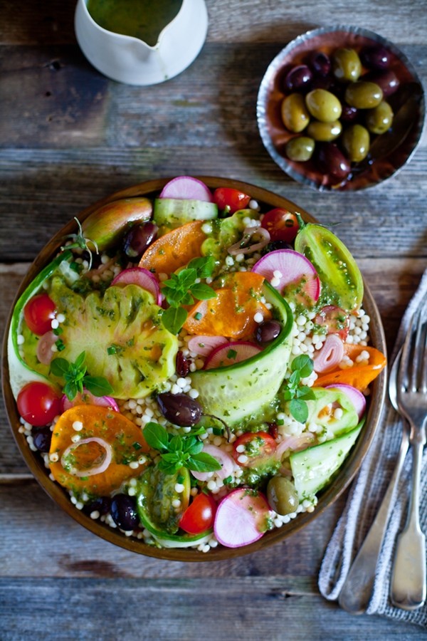 Fresh market tabbouleh salad