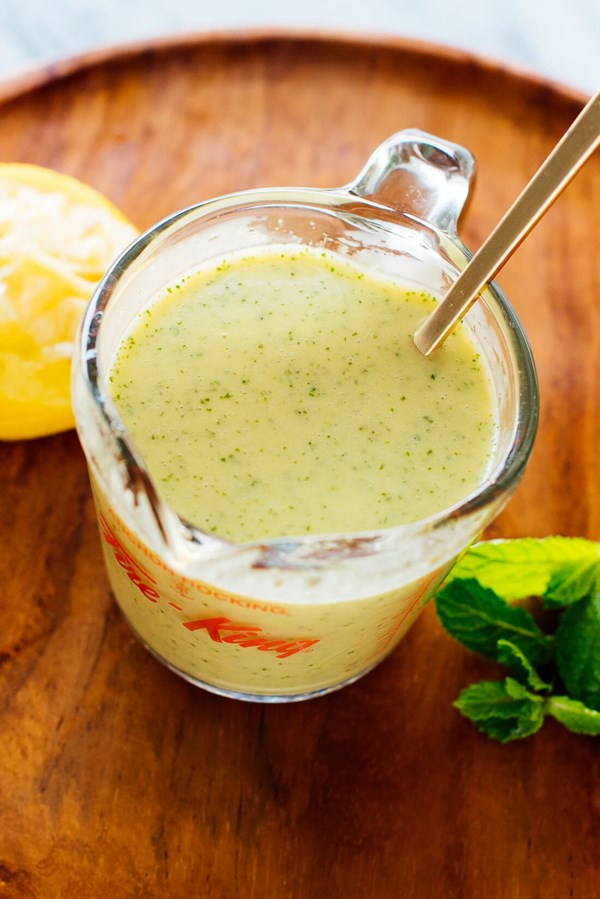 Fresh mint dressing