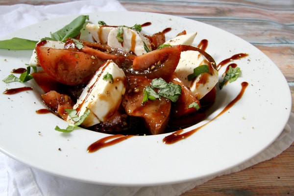 Fresh mozzarella and Kumato tomato salad