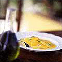Fresh orange and olive oil salad 
