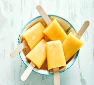 Fresh orange lollies