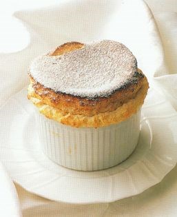 Fresh orange soufflé
