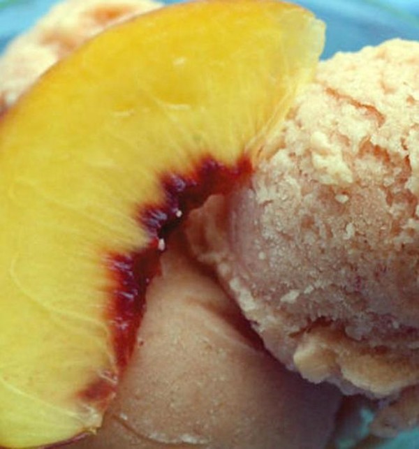 Fresh peach gelato [Russ Parsons]