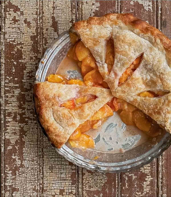 Fresh peach pie