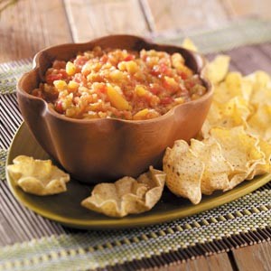 Fresh peach salsa 