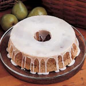 Fresh pear cake