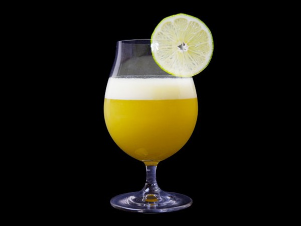 Fresh pineapple margaritas