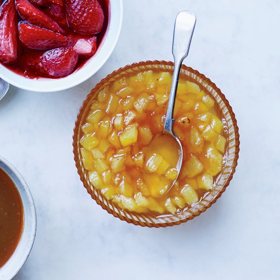 Fresh pineapple sauce [Annabelle Topacio, Ian Flores]