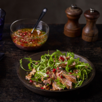 Fresh pomegranate, shallot and tarragon dressing