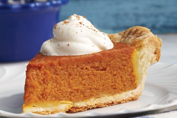 Fresh pumpkin pie