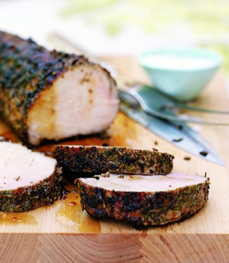 Fresh rosemary and fennel jerked pork