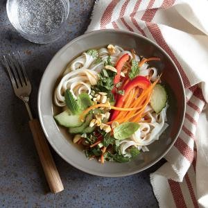 Fresh Thai noodle bowl