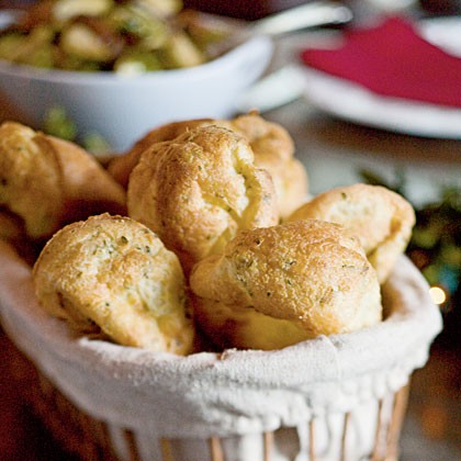 Fresh thyme popovers