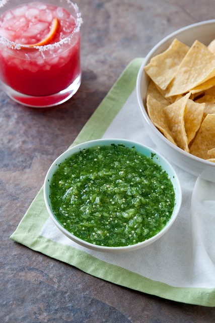 Fresh tomatillo salsa