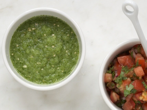 Fresh tomatillo sauce