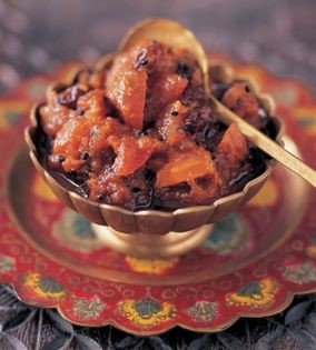 Fresh tomato chutney with mustard seeds