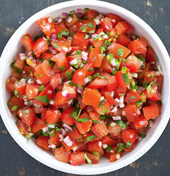 Fresh tomato salsa