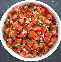 Fresh tomato salsa