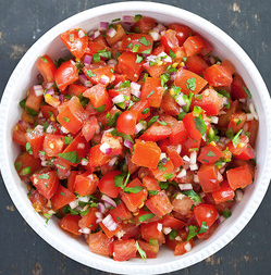 Fresh tomato salsa