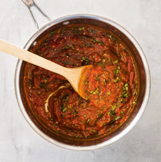 Fresh tomato sauce