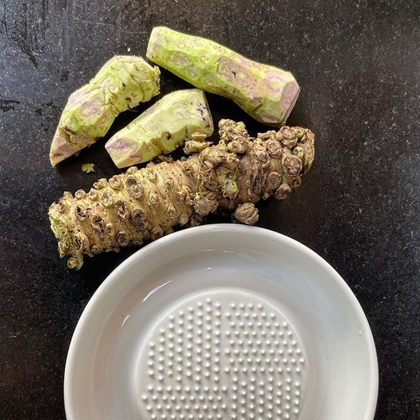 Fresh wasabi paste