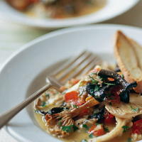 Fricassée of wild mushrooms