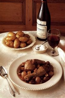 Fricassée of young wild boar (Fricassée de marcassin)