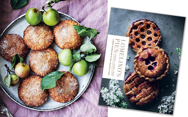 Fried apple pies with caramel
