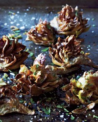Fried artichokes with citrus and parsley