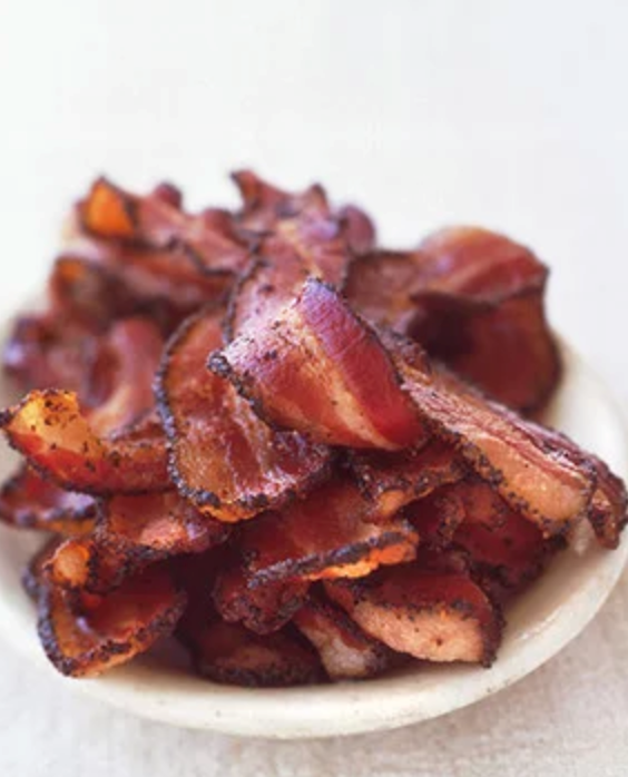 Fried bacon