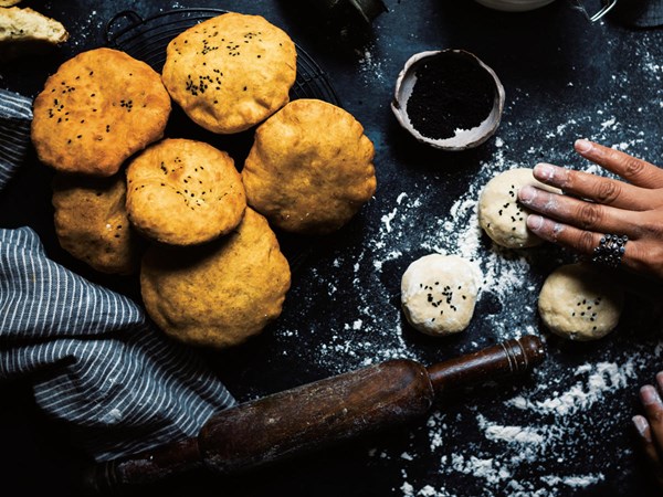 Fried banana bread (AKA Mangalore buns or banana puri)