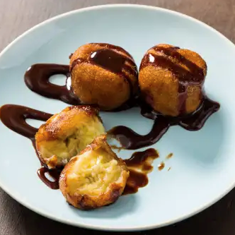 Fried bananas