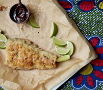 Fried barracuda