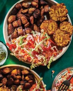 Fried braised pork (Griot)