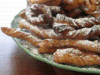 Fried butter cookies (Boortsog)