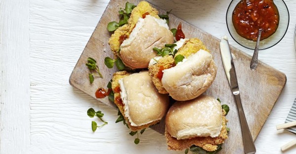 Fried chicken buns