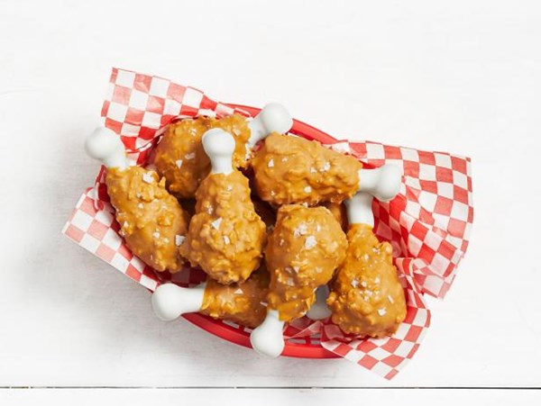 Fried chicken cake pops