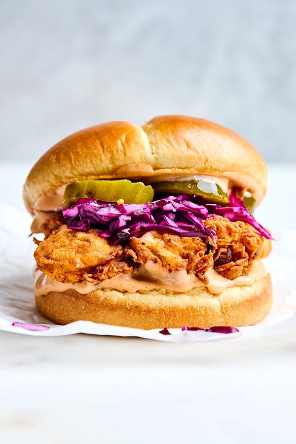 Fried chicken sandwich