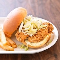 Fried chicken sandwiches