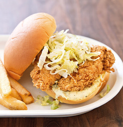Fried chicken sandwiches