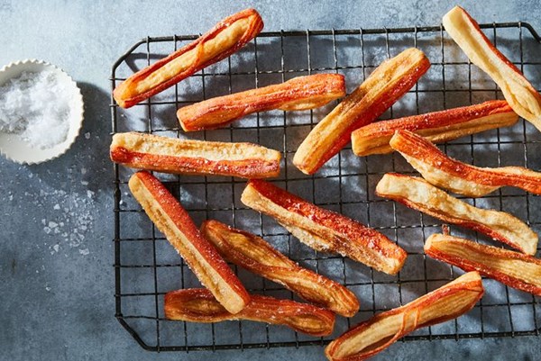 Fried crab stick crackers 