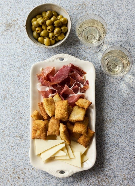 Fried dough parcels (Gnocco fritto)